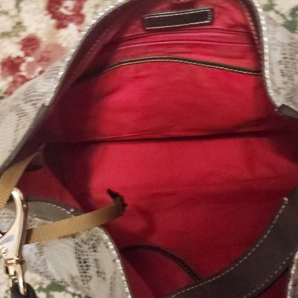 Dooney & Bourke Snakeskin Satchel - Picture 7 of 7